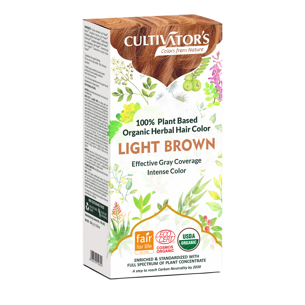 Organic Hair Color - Light Brown