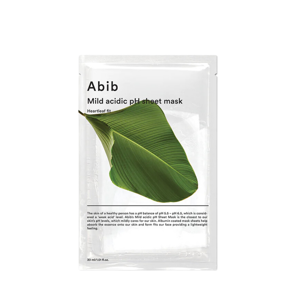 Mild Acidic pH Sheet Mask Heartleaf Fit