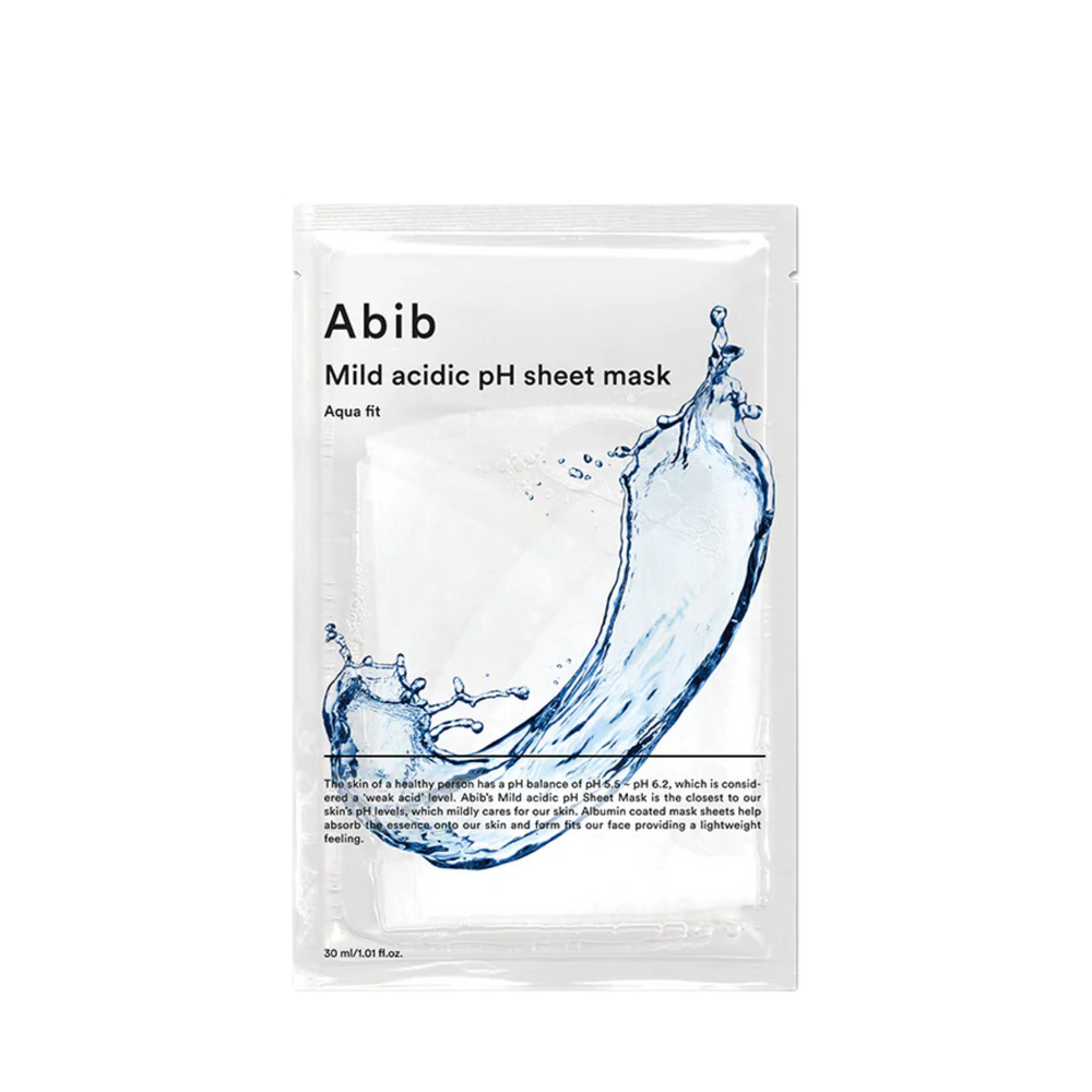 Mild Acidic pH Sheet Mask Aqua Fit