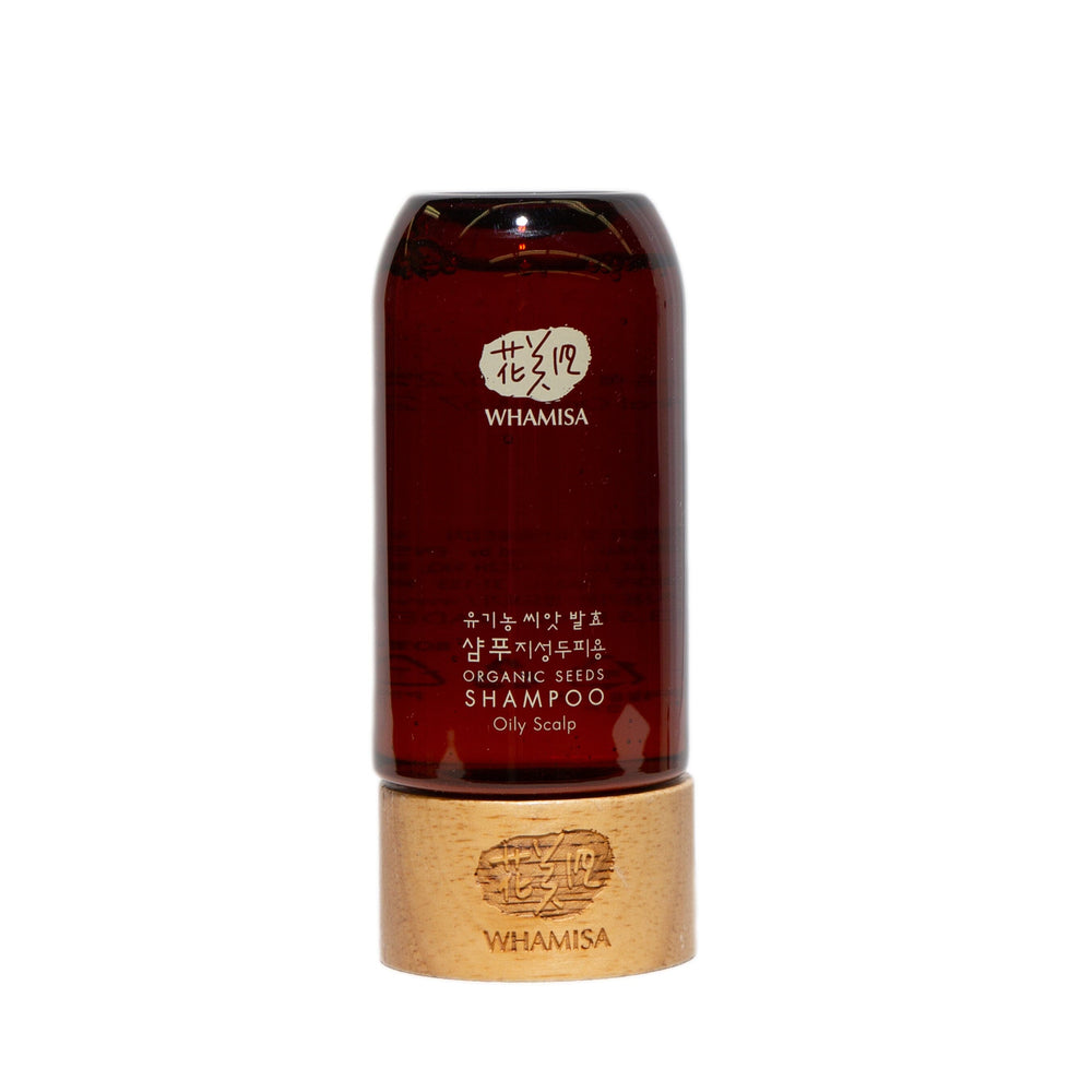 3677-Shampoo Oily Scalp Haarpflege WHAMISA 105ml (€11,90 / 100ml)