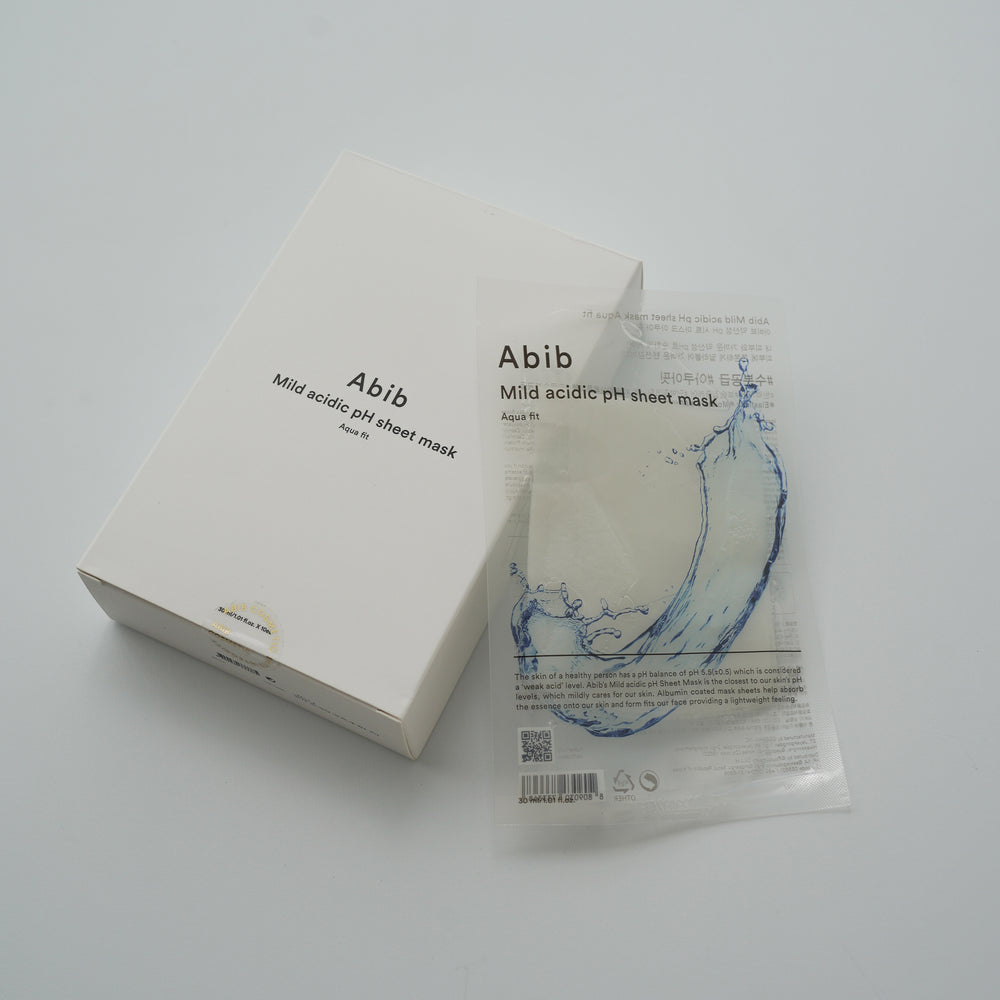 Mild Acidic pH Sheet Mask Aqua Fit