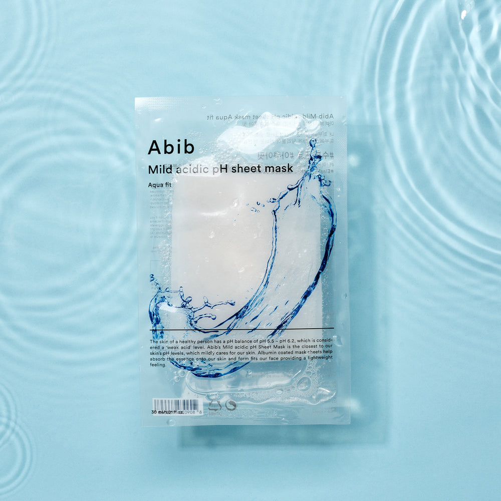 Mild Acidic pH Sheet Mask Aqua Fit