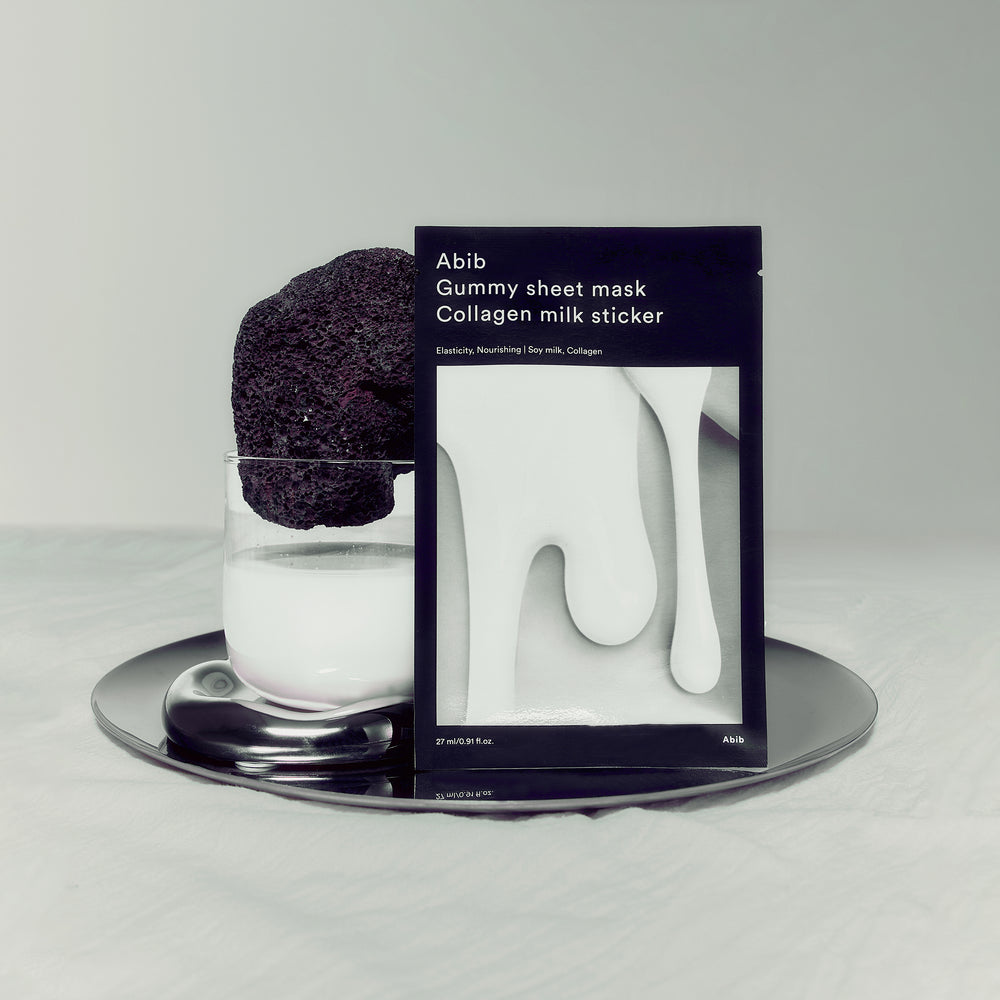 Gummy Sheet Mask Collagen Milk Sticker