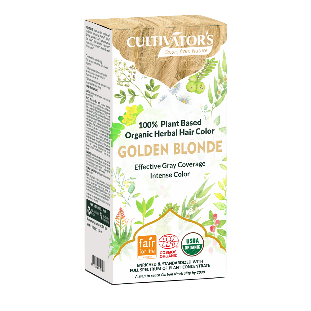 Organic Hair Color - Golden Blonde