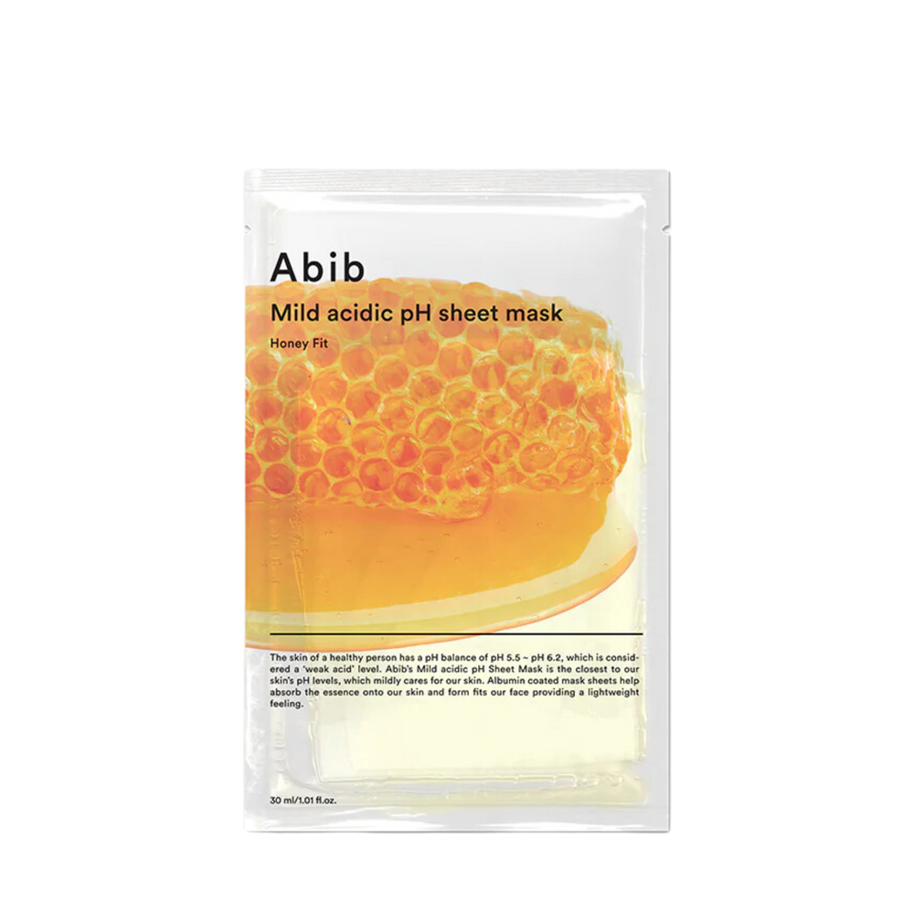 Mild Acidic pH Sheet Mask Honey Fit